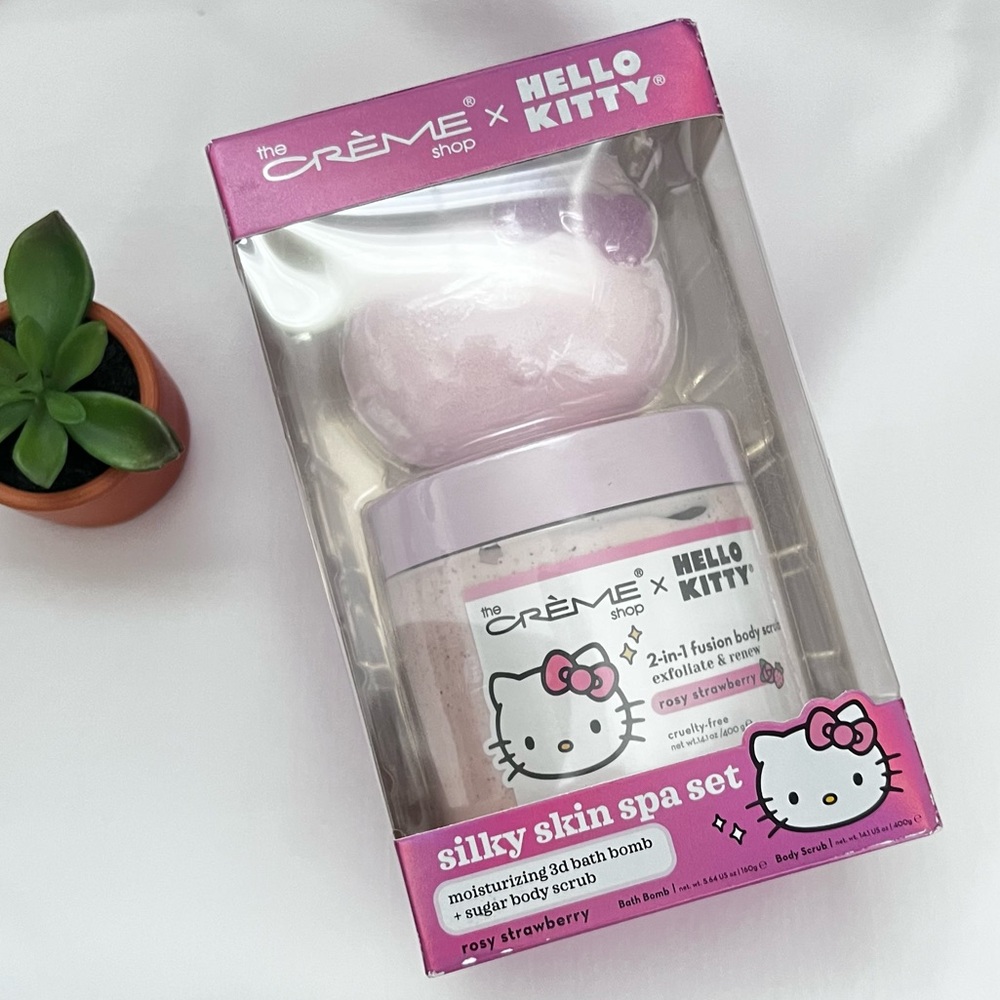 The Crème Shop x Hello Kitty sugar scrub